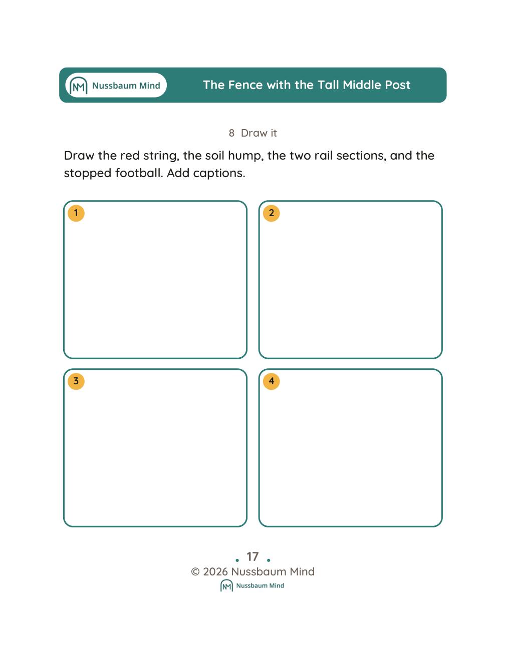 The Fence with the Tall Middle Post complete book page 18