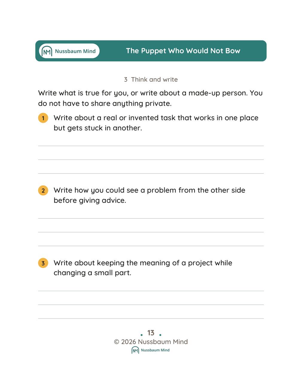 The Puppet Who Would Not Bow complete book page 14