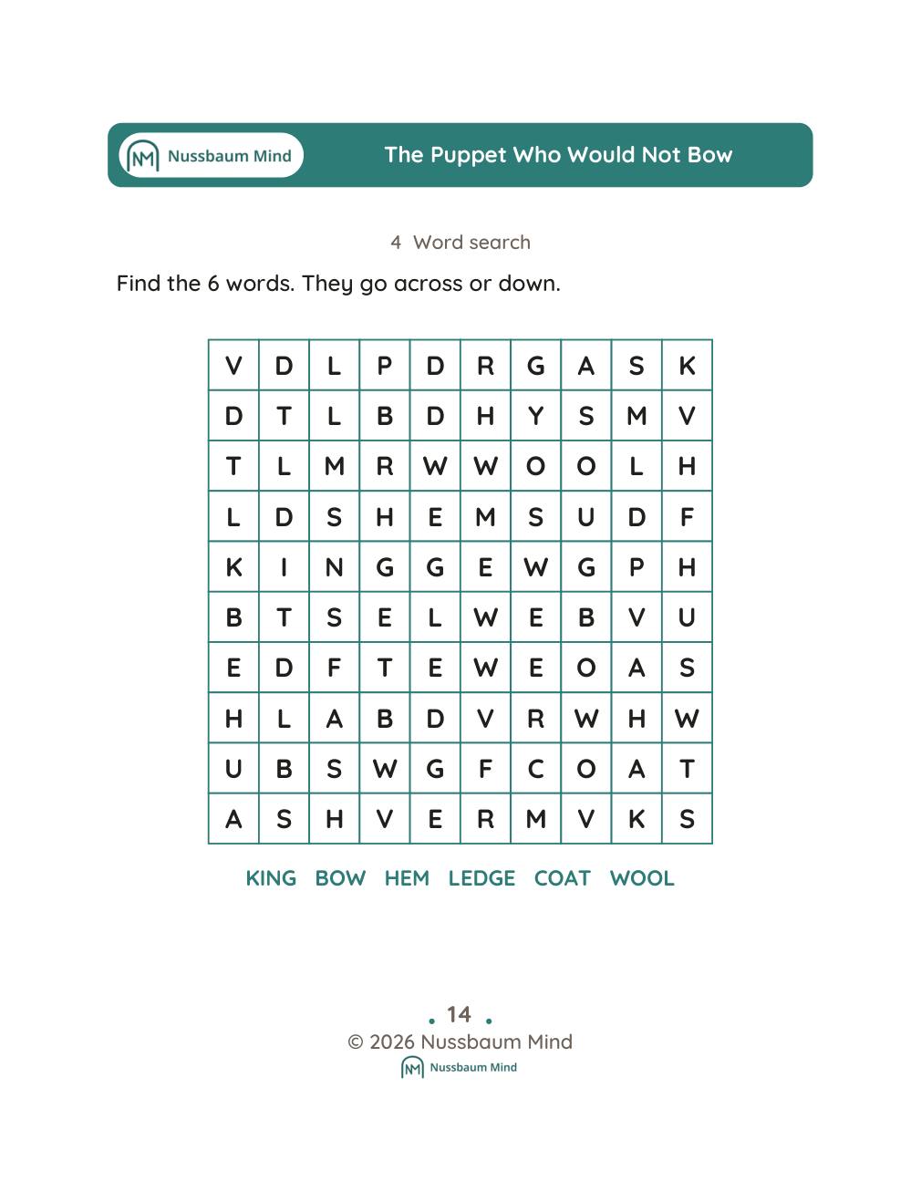 The Puppet Who Would Not Bow complete book page 15