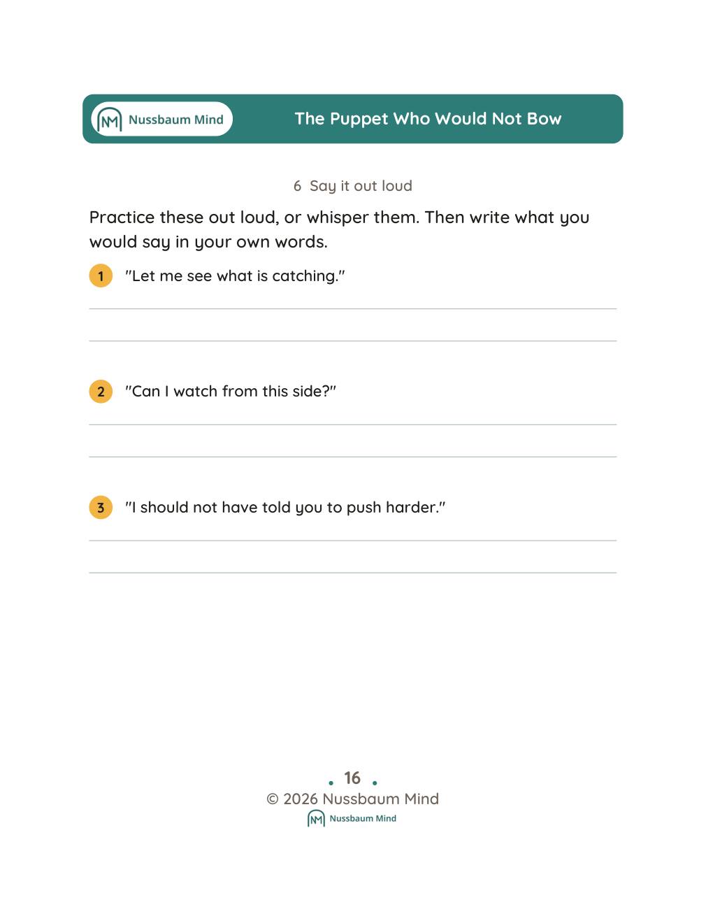 The Puppet Who Would Not Bow complete book page 17